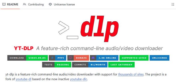 how to download audio from youtube yt-dlp