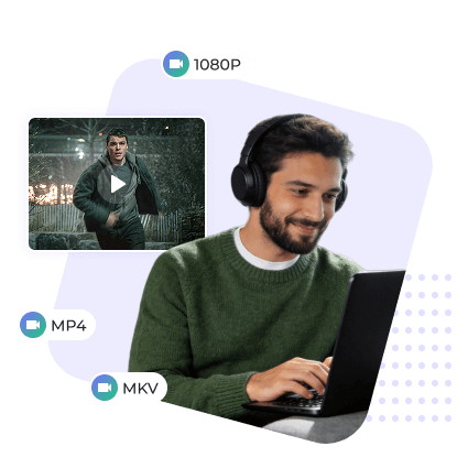 record video online in up to 1080p in mp4 format
