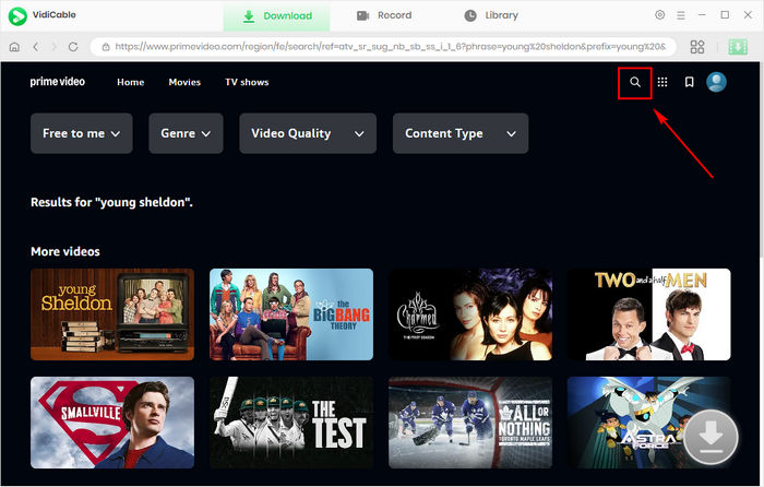 search video