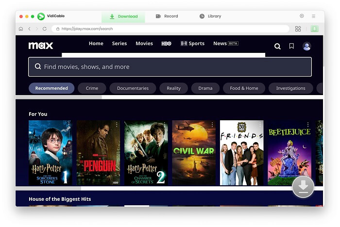 how to download max movies on mac: search videos