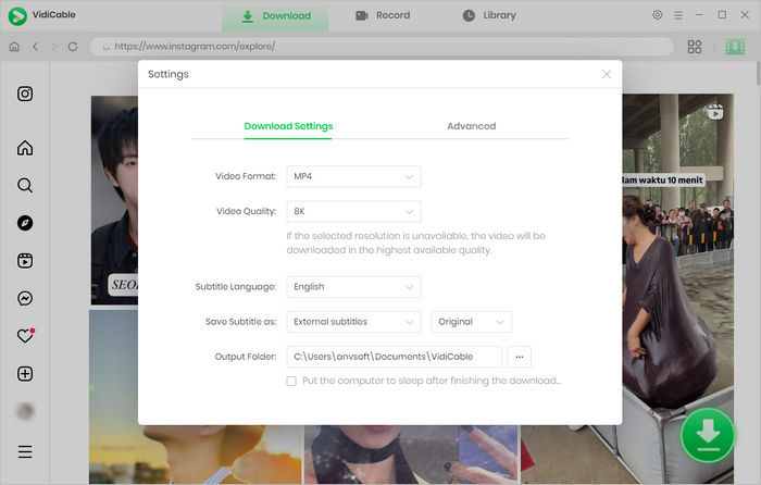 Adjust Instagram Settings